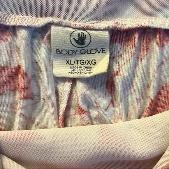 Body Glove XL Swimsuit Cover-Up Dress - Red Tropical Print - Excellent Condition - Picture 4 of 6